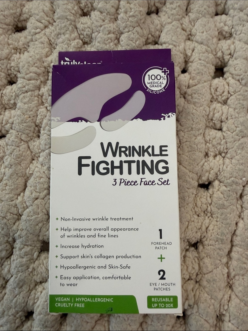Trulyclear Reusable Wrinkle Fighting, Medical Grade Silicone Patch - NIB - Picture 4 of 5